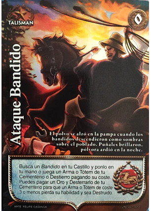 Ataque bandido (LTD - Cortesana Foil)