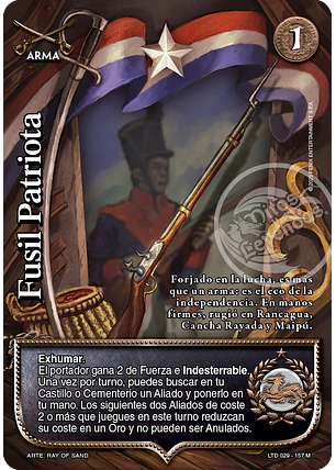 Fusil patriota (LTD - Mega Real)