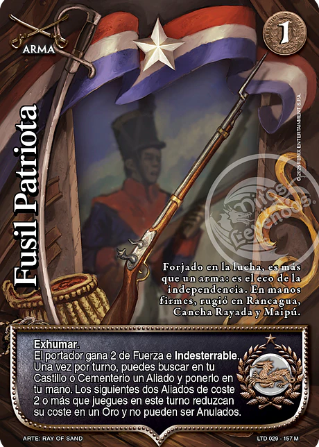 Fusil patriota (LTD - Mega Real)