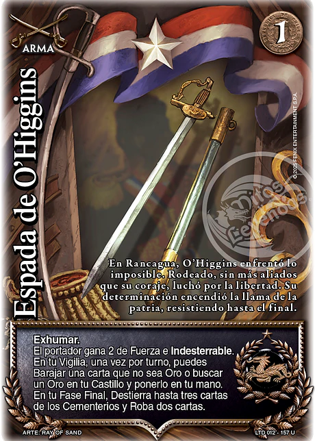 Espada de O'higgins (LTD - Ultra Real)