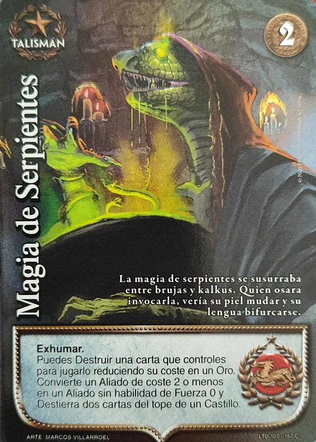 Magia de serpientes (LTD - Cortesana Foil)