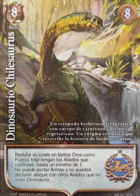 Dinosaurio Chilesaurus (LTD - Vasalla Foil)