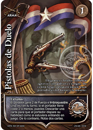 Pistolas de duelo (LTD - Mega Real)