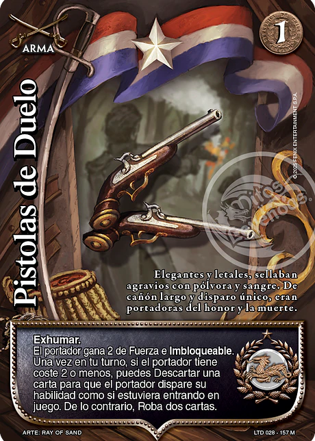 Pistolas de duelo (LTD - Mega Real)