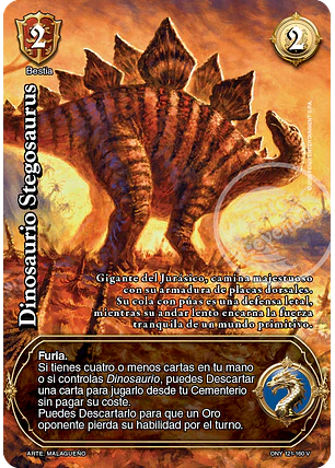 Dinosaurio Stegosaurus (ONY - VC Foil)