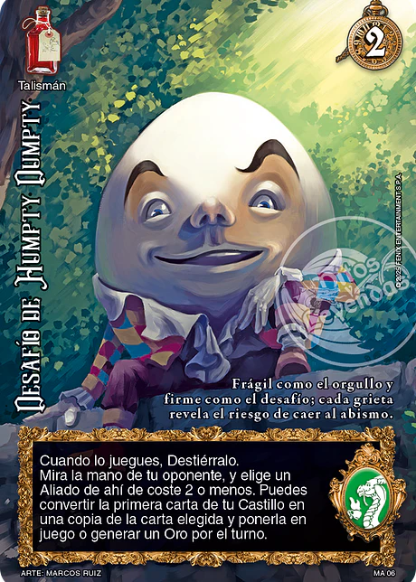 Desafío de Humpty Dumpty (ONY - MA)