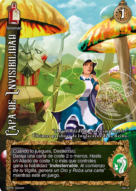 Capa de Invisibilidad  (ONY - MA)