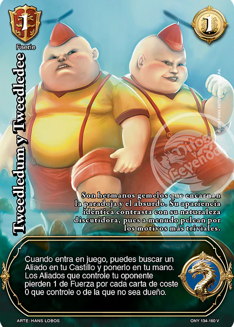 Tweedledlum y Tweedledee (ONY - VC Foil)