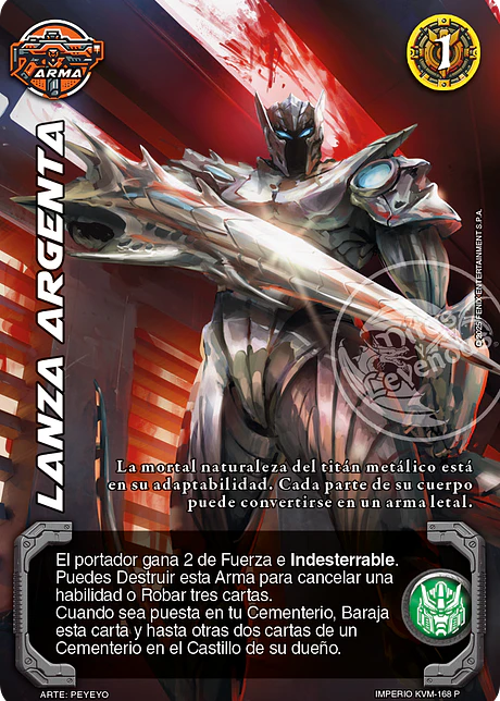 Lanza Argenta (Kit Metalfmorfo)
