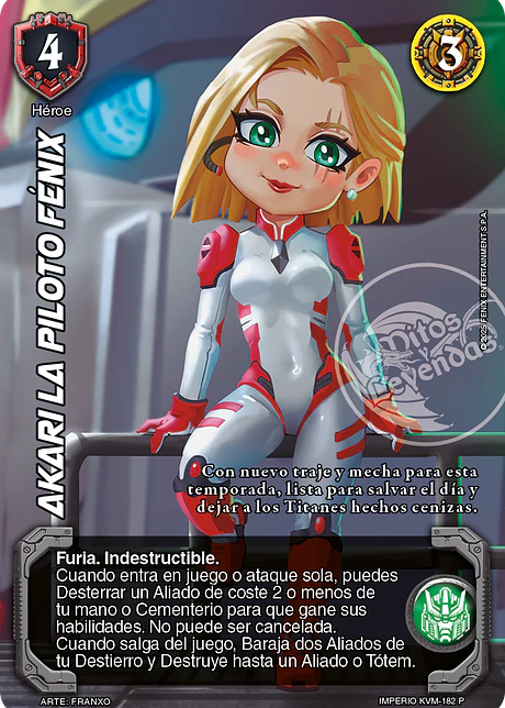 Akari la piloto Fénix (MTB - Defensores Legendarios)