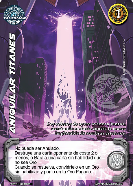 Aniquilar Titanes (KVM - Mega Real)