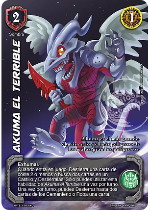 Akuma el Terrible (MTB - Invasores Galácticos)