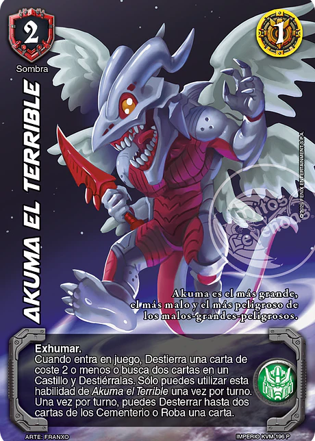Akuma el Terrible (MTB - Invasores Galácticos)