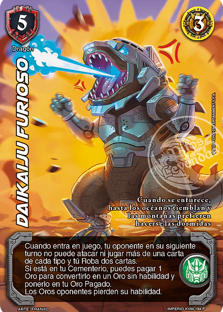 Daikaiju Furioso (MTB - Invasores Galácticos)