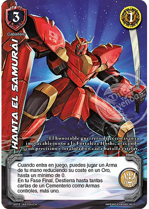 Hanta el Samurái (KVM - Reales)