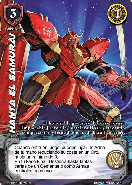 Hanta el Samurái (KVM - Reales)