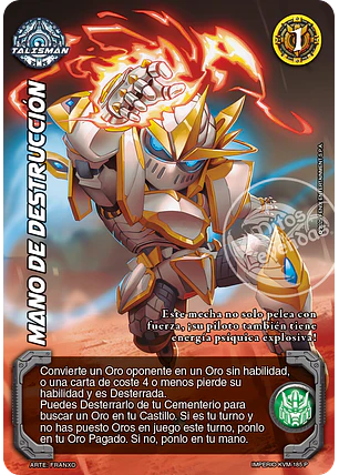 Mano de Destrucción (MTB - Defensores Legendarios)