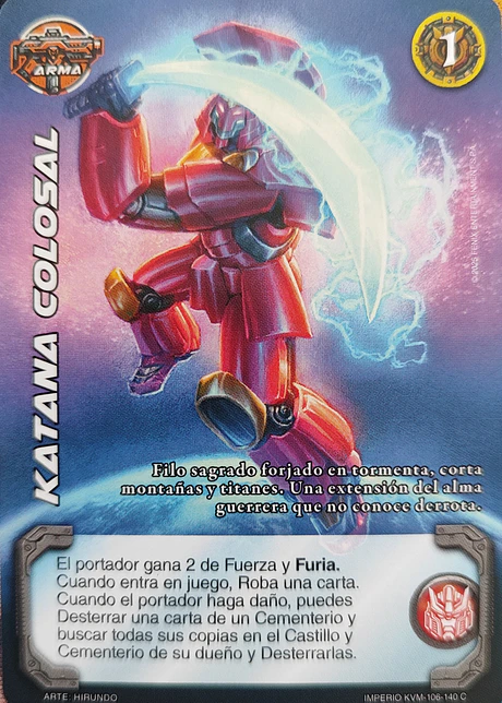 Katana Colosal (KVM - Cortesano)