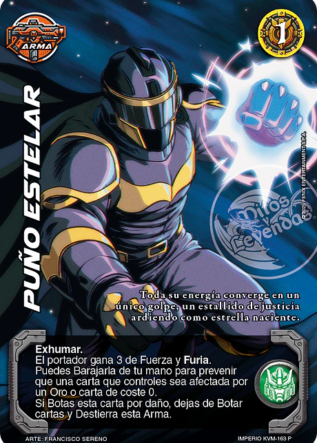 Puño Estelar (Kit Furia Estelar)