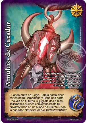 Amuleto de Cazador (Bestiarium - Vasalla)