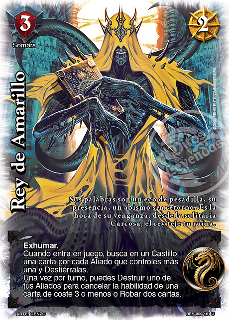 Rey de Amarillo (Bestiarium - UR)