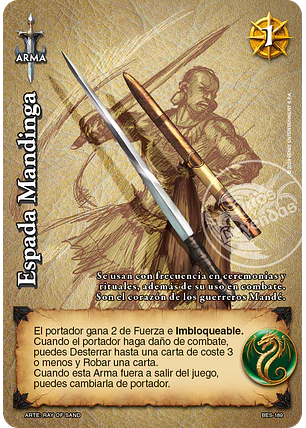 Espada Mandinga (Bestiarium - Promocional)