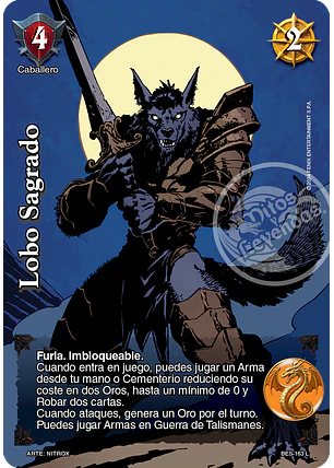 Lobo Sagrado (Bestiarium - Legendaria)