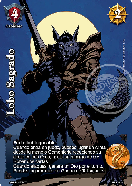 Lobo Sagrado (Bestiarium - Legendaria)