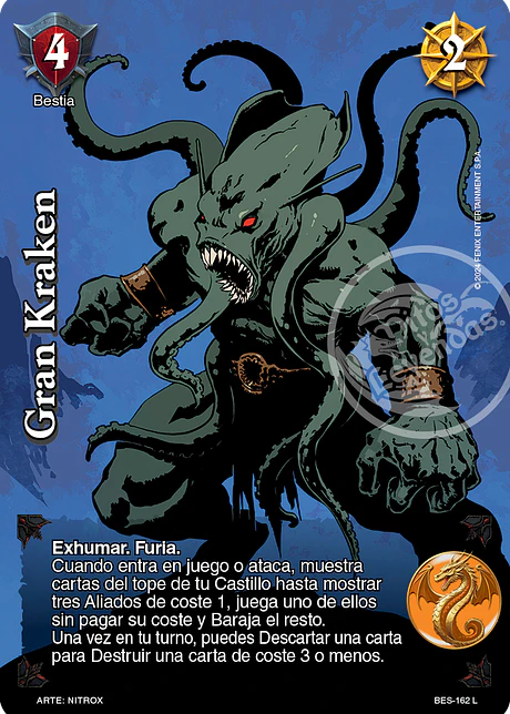Gran Kraken (Bestiarium - Legendaria)