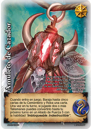 Amuleto de Cazador (Bestiarium - VC Foil)