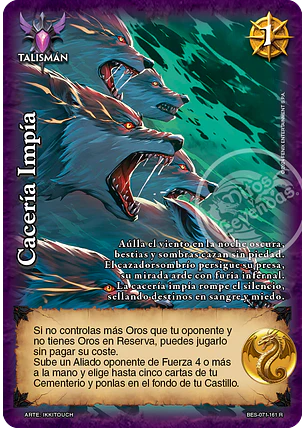 Cacería Impia (Bestiarium - Real)