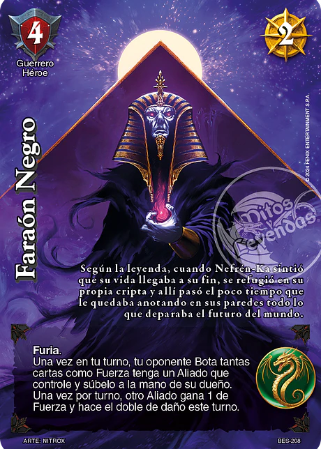 Faraón Negro (Bestiarium - Promocional)