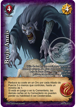 Bruja Annis (Bestiarium - Cortesana)