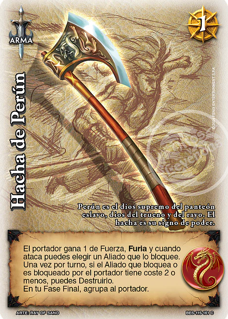 Hacha de Perún (Bestiarium - VC Foil)