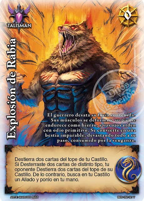 Explosión de Rabia (Bestiarium - VC Foil)