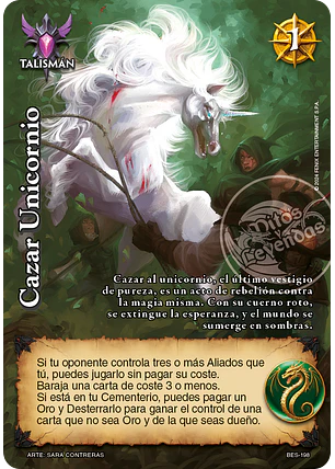Cazar Unicornio (Bestiarium - Promocional)