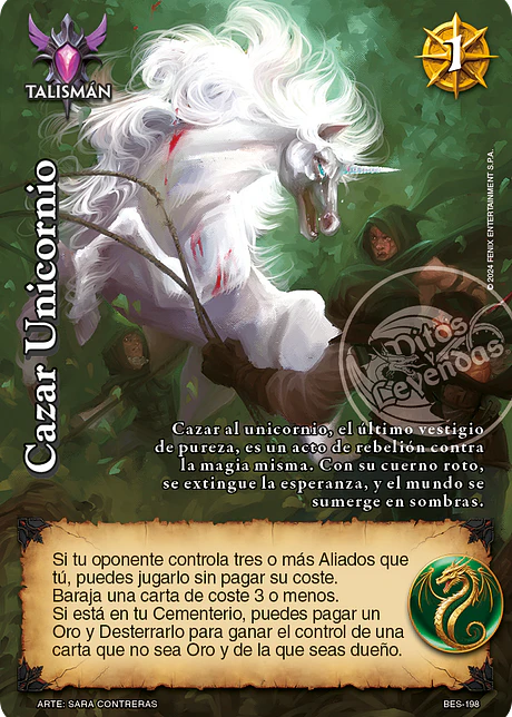 Cazar Unicornio (Bestiarium - Promocional)
