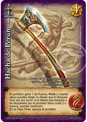 Hacha de Perún (Bestiarium - Cortesana)