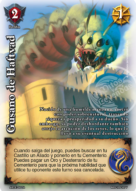 Gusano de Haftvad (Bestiarium - VC Foil)
