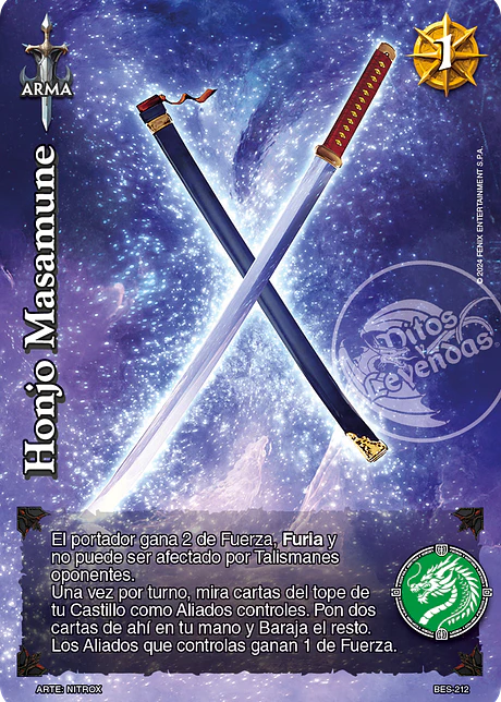 Honjo Masamune (Bestiarium - Promocional)