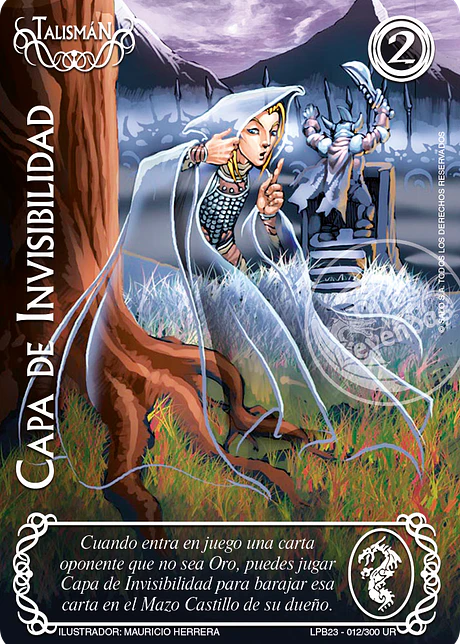 Capa de Invisibilidad (Leyendas PB 3.0 - UR)