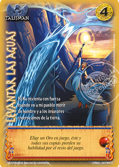 Levantar las Aguas