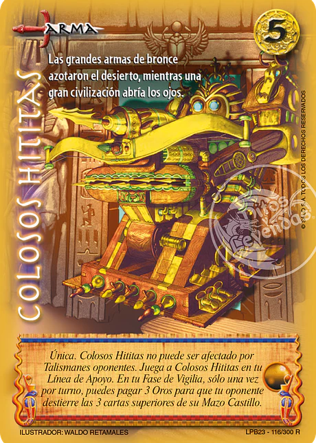 Colosos Hititas (Leyendas PB 3.0 – Reales)