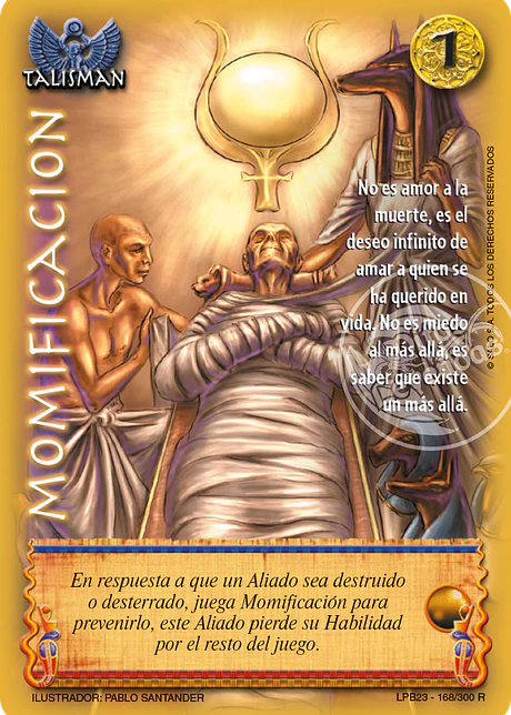 Momificación (Leyendas PB 3.0 - Reales)