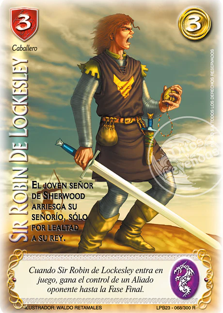 Sir Robin de Lockesley (Leyendas PB 3.0 - Reales)