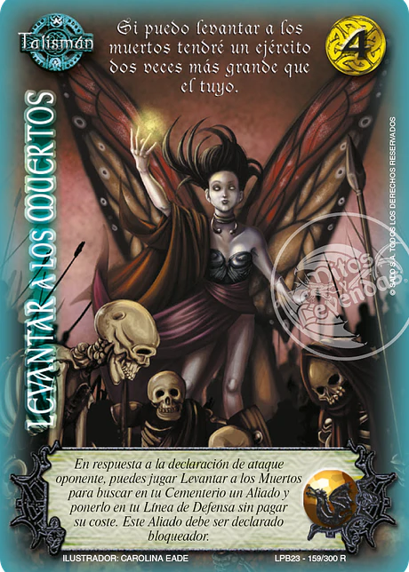 Levantar a los Muertos (Leyendas PB 3.0 – Reales)