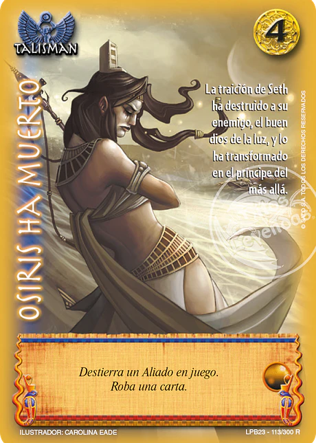 Osiris ha Muerto (Leyendas PB 3.0 – Reales)