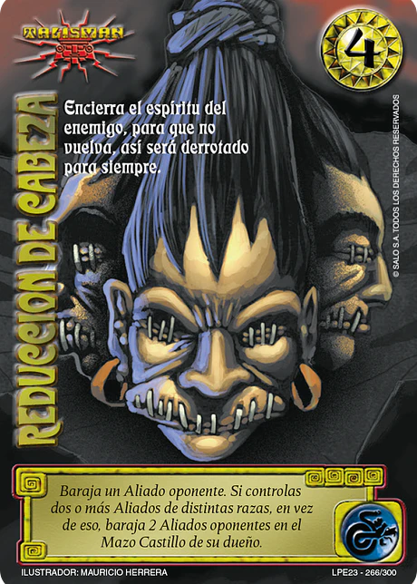 Reduccion de Cabeza