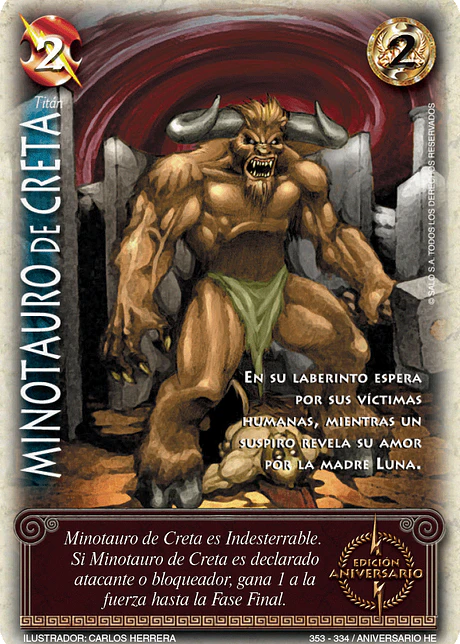 Minotauro de Creta (Helénica Aniv - Promocional)