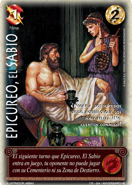 Epicureo, el Sabio (HELENICA ANIV - Cortesana)